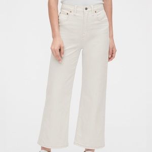GAP | High Rise Wide-leg Crop Jeans